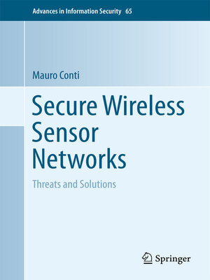 cover image of Secure Wireless Sensor Networks